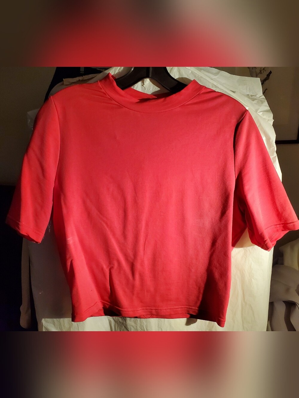 Walter Baker Coral Crewneck Top